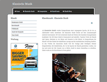 Tablet Screenshot of klassischemusik.eu